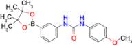 1-(4-Methoxyphenyl)-3-(3-(4,4,5,5-tetramethyl-1,3,2-dioxaborolan-2-yl)phenyl)urea