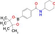 N-(Oxan-4-yl)-4-(4,4,5,5-tetramethyl-1,3,2-dioxaborolan-2-yl)benzamide