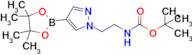 tert-Butyl (2-(4-(4,4,5,5-tetramethyl-1,3,2-dioxaborolan-2-yl)-1H-pyrazol-1-yl)ethyl)carbamate