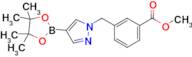 3-[4-(4,4,5,5-Tetramethyl-[1,3,2]dioxaborolan-2-yl)-pyrazol-1-ylmethyl]-benzoic acid methyl ester