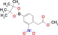 2-Nitro-4-(4,4,5,5-tetramethyl-1,3,2-dioxaborolan-2-yl)-benzeneacetic acid, methyl ester