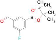 3-Fluoro-5-(4,4,5,5-tetramethyl-1,3,2-dioxaborolan-2-yl)benzaldehyde