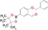 2-Benzyloxy-5-(4,4,5,5-tetramethyl-1,3,2-dioxaborolan-2-yl)benzaldehyde