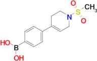 [4-(1-Methanesulfonyl-3,6-dihydro-2H-pyridin-4-yl)phenyl]boronic acid