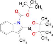 tert-Butyl 3-methyl-2-(4,4,5,5-tetramethyl-1,3,2-dioxaborolan-2-yl)-1H-indole-1-carboxylate