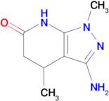 3-Amino-1,4-dimethyl-1,4,5,7-tetrahydro-6h-pyrazolo[3,4-b]pyridin-6-one