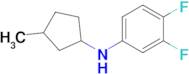 3,4-Difluoro-N-(3-methylcyclopentyl)aniline