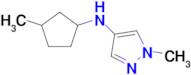 1-Methyl-N-(3-methylcyclopentyl)-1h-pyrazol-4-amine