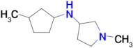 1-Methyl-N-(3-methylcyclopentyl)pyrrolidin-3-amine