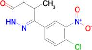 6-(4-Chloro-3-nitrophenyl)-5-methyl-4,5-dihydropyridazin-3(2h)-one