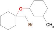 1-(Bromomethyl)-1-((3-methylcyclohexyl)oxy)cyclohexane