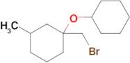 1-(Bromomethyl)-1-(cyclohexyloxy)-3-methylcyclohexane