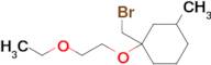 1-(Bromomethyl)-1-(2-ethoxyethoxy)-3-methylcyclohexane