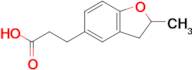 3-(2-Methyl-2,3-dihydrobenzofuran-5-yl)propanoic acid