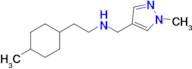 n-((1-Methyl-1h-pyrazol-4-yl)methyl)-2-(4-methylcyclohexyl)ethan-1-amine