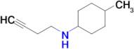 n-(But-3-yn-1-yl)-4-methylcyclohexan-1-amine