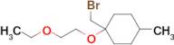 1-(Bromomethyl)-1-(2-ethoxyethoxy)-4-methylcyclohexane