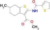 Methyl 6-methyl-2-(thiophene-2-carboxamido)-4,5,6,7-tetrahydrobenzo[b]thiophene-3-carboxylate