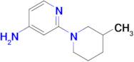 2-(3-Methylpiperidin-1-yl)pyridin-4-amine