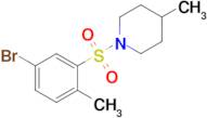 1-((5-Bromo-2-methylphenyl)sulfonyl)-4-methylpiperidine