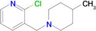 2-Chloro-3-((4-methylpiperidin-1-yl)methyl)pyridine