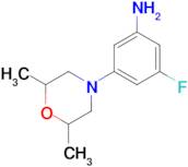 3-(2,6-Dimethylmorpholino)-5-fluoroaniline