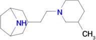 3-(2-(3-Methylpiperidin-1-yl)ethyl)-8-azabicyclo[3.2.1]octane