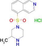 5-((3-Methylpiperazin-1-yl)sulfonyl)isoquinoline hydrochloride