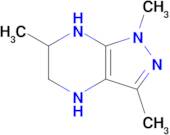 1,3,6-Trimethyl-4,5,6,7-tetrahydro-1h-pyrazolo[3,4-b]pyrazine