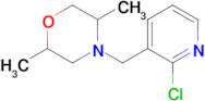 4-((2-Chloropyridin-3-yl)methyl)-2,5-dimethylmorpholine