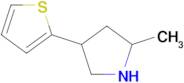 2-Methyl-4-(thiophen-2-yl)pyrrolidine