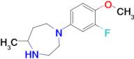 1-(3-Fluoro-4-methoxyphenyl)-5-methyl-1,4-diazepane