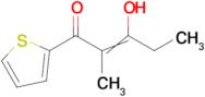 3-hydroxy-2-methyl-1-(thiophen-2-yl)pent-2-en-1-one