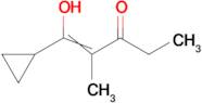 1-cyclopropyl-1-hydroxy-2-methylpent-1-en-3-one