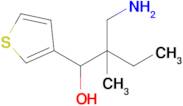 2-(Aminomethyl)-2-methyl-1-(thiophen-3-yl)butan-1-ol