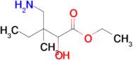 Ethyl 3-(aminomethyl)-2-hydroxy-3-methylpentanoate