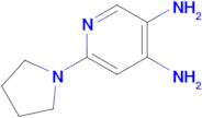 6-(Pyrrolidin-1-yl)pyridine-3,4-diamine