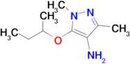 5-(Sec-butoxy)-1,3-dimethyl-1h-pyrazol-4-amine