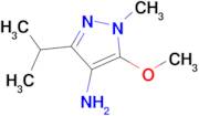 3-Isopropyl-5-methoxy-1-methyl-1h-pyrazol-4-amine