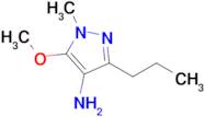 5-Methoxy-1-methyl-3-propyl-1h-pyrazol-4-amine