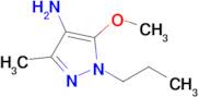 5-Methoxy-3-methyl-1-propyl-1h-pyrazol-4-amine