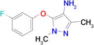 5-(3-Fluorophenoxy)-1,3-dimethyl-1h-pyrazol-4-amine