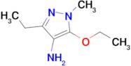 5-Ethoxy-3-ethyl-1-methyl-1h-pyrazol-4-amine