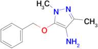 5-(Benzyloxy)-1,3-dimethyl-1h-pyrazol-4-amine