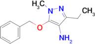 5-(Benzyloxy)-3-ethyl-1-methyl-1h-pyrazol-4-amine