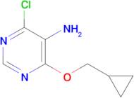 4-Chloro-6-(cyclopropylmethoxy)pyrimidin-5-amine