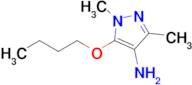 5-Butoxy-1,3-dimethyl-1h-pyrazol-4-amine