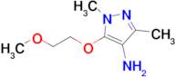 5-(2-Methoxyethoxy)-1,3-dimethyl-1h-pyrazol-4-amine