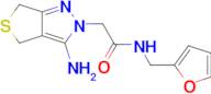 2-(3-Amino-4h-thieno[3,4-c]pyrazol-2(6h)-yl)-N-(furan-2-ylmethyl)acetamide