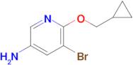 5-Bromo-6-(cyclopropylmethoxy)pyridin-3-amine